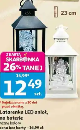 Auchan Latarenka LED anioł, na baterie oferta