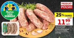 Auchan Kiełbasa biała surowa Pewni Dobrego oferta