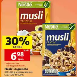 Auchan Musli lub granola Nestle oferta