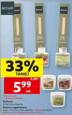 Auchan actuel Dyfuzor lub Świeca zapachowa oferta