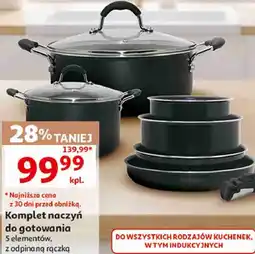 Auchan Komplet naczyń do gotowania Actuel oferta