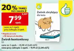 Auchan Żwirek bentonitowy dla kota oferta
