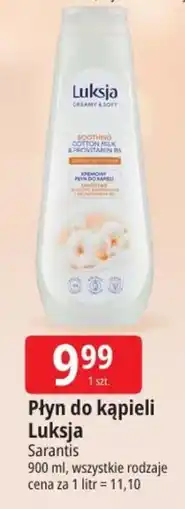 E.Leclerc Płyn do kąpieli Luksja Sarantis oferta