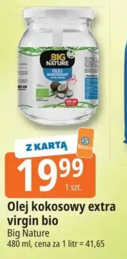 E.Leclerc Olej kokosowy extra virgin bio Big Nature oferta