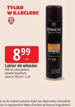 E.Leclerc Lakier do włosów VitanoVe oferta