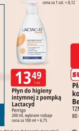 E.Leclerc Płyn do higieny intymnej z pompką Lactacyd oferta