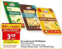 Auchan Ser w plastrach SM Mlekpols oferta