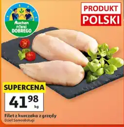Auchan Filet z kurczaka z grzęd oferta