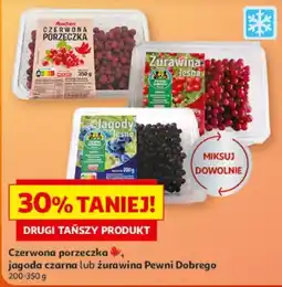 Auchan Czerwona porzeczka, jagoda czarna lub żurawina Pewni Dobrego oferta