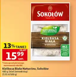 Auchan Kiełbasa Białą Naturrino, Sokołów oferta