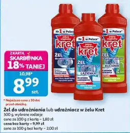 Auchan Żel do udrożniania lub udrażniacz w żelu Kret oferta