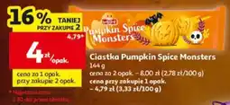 Auchan Ciastka Pumpkin Spice Monsters oferta