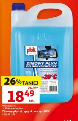 Auchan Zimowy płyn do spryskiwaczy -20°C oferta