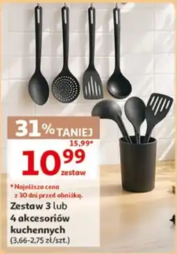 Auchan Zestaw 3 lub 4 akcesoriów kuchennych oferta