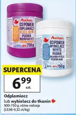 Auchan Odplamiacz lub wybielacz do tkanin oferta