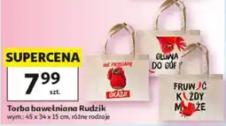 Auchan Torba bawełniana Rudzik oferta