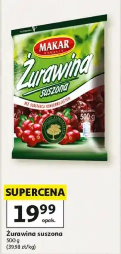 Auchan Żurawina suszona Makar oferta