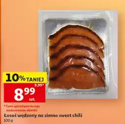 Auchan Łosoś wędzony na zimno sweet chili oferta