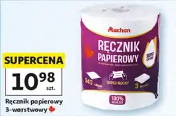 Auchan Ręcznik papierowy 3-warstwowy oferta