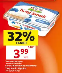 Auchan Serek śmietankowy naturalny Twój Smak, Piątnica oferta