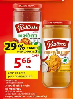 Auchan Sos Pudliszki do ryżu lub makaronu oferta
