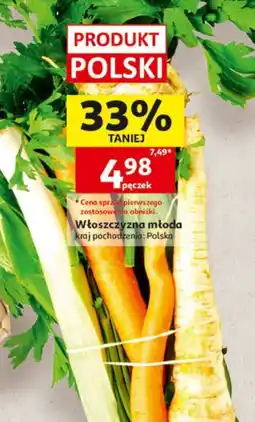 Auchan Włoszczyzna młoda oferta