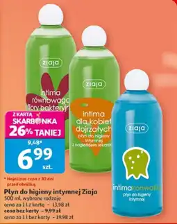 Auchan Płyn do higieny intymnej Ziaja oferta