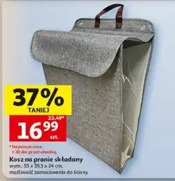 Auchan Kosz na pranie składany oferta