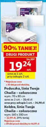 Auchan Poduszka, linia Twoja Chwila - całoroczna oferta