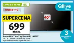 Auchan Smart LED TV 40" Qilive oferta