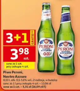 Auchan Piwo Peroni, Nastro Azzuro oferta