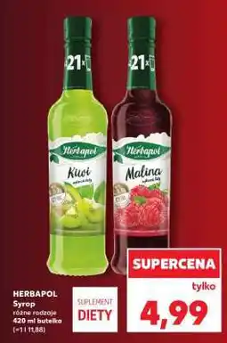 Kaufland HERBAPOL Syrop różne rodzaje 420 ml butelka oferta