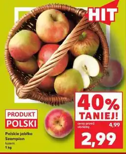 Kaufland Polskie jabłka Szampion luzem 1 kg oferta