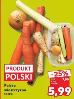 Kaufland Polska włoszczyzna tacka oferta