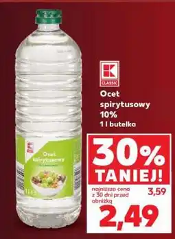 Kaufland Ocet spirytusowy 10% 1 l butelka oferta