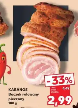 Kaufland KABANOS Boczek rolowany pieczony 100 g oferta