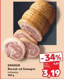 Kaufland KRAKUS Boczek od Szwagra rolowany 100 g oferta
