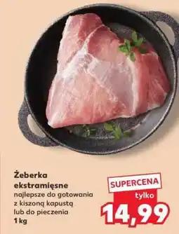 Kaufland Żeberka ekstra- mięsne oferta
