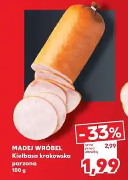Kaufland MADEJ WRÓBEL Kiełbasa krakowska parzona 100 g oferta
