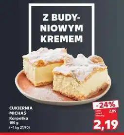Kaufland CUKIERNIA MICHAŚ Karpatka 100 g oferta