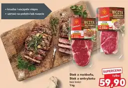 Kaufland Stek z rostbefu/ stek z antrykotu oferta