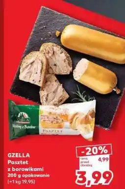 Kaufland GZELLA Pasztet z borowikami 200 g opakowanie oferta