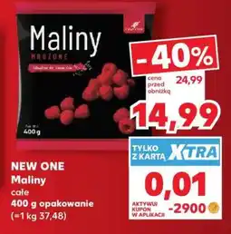 Kaufland NEW ONE Maliny całe 400 g opakowanie oferta