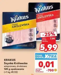 Kaufland KRAKUS Szynka Królewska wieprzowa, drobiowa oferta