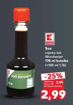 Kaufland Sos sojowy lub Worchester 170 ml butelka oferta
