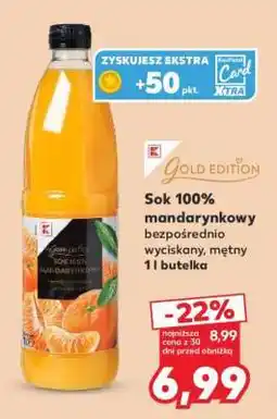 Kaufland Sok 100% mandarynkowy oferta