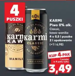Kaufland KARMI Piwo 0% alk oferta