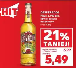 Kaufland DESPERADOS Piwo 5,9% alk. 580 ml butelka bezzwrotna oferta