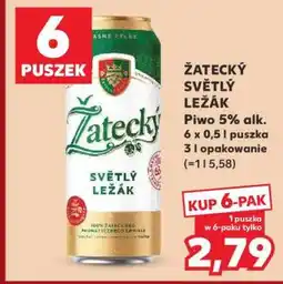 Kaufland Žatecký Světlý Ležák oferta