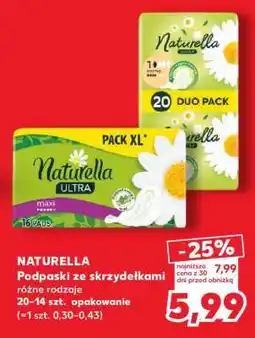 Kaufland NATURELLA Podpaski ze skrzydełkami oferta